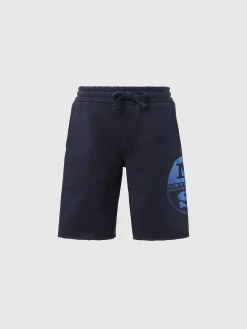 Outlet^North Sails 'Sweat Shorts With Graphic Print NAVY BLUE