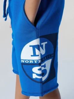 Outlet^North Sails 'Sweat Shorts With Graphic Print ROYAL