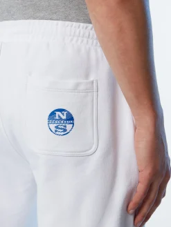 Outlet^North Sails 'Sweat Shorts With Logo Pocket WHITE