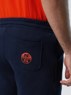 Outlet^North Sails 'Sweat Shorts With Logo Pocket NAVY BLUE