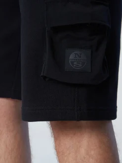 Outlet^North Sails 'Sweat Shorts With Side Pocket BLACK