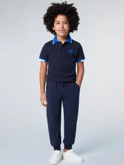Trousers^North Sails 'Sweatpants With Logo Patch NAVY BLUE