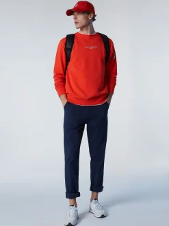 Outlet^North Sails 'Sweatshirt With Chest Print BRIGHT ORANGE
