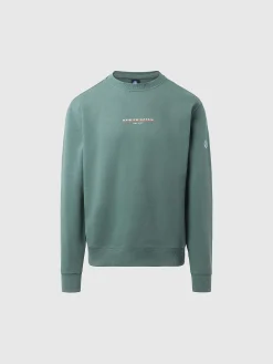 Outlet^North Sails 'Sweatshirt With Chest Print MILITARY GREEN