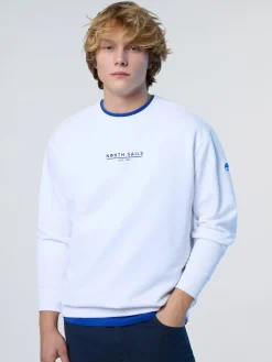 Sweatshirts & Hoodies^North Sails 'Sweatshirt With Heritage Print WHITE
