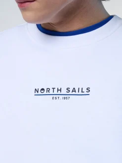Sweatshirts & Hoodies^North Sails 'Sweatshirt With Heritage Print WHITE