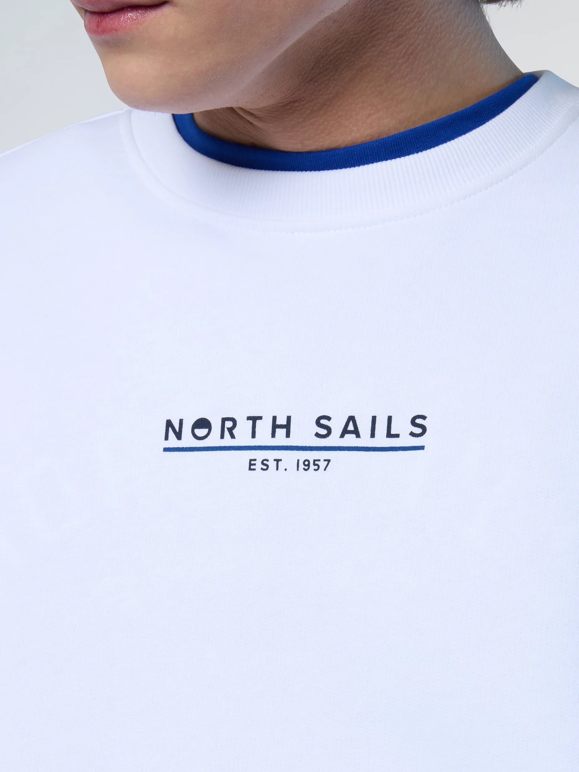 Sweatshirts & Hoodies^North Sails 'Sweatshirt With Heritage Print WHITE