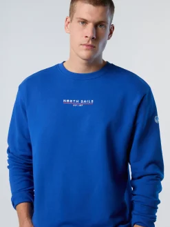 Sweatshirts & Hoodies^North Sails 'Sweatshirt With Heritage Print SURF BLUE