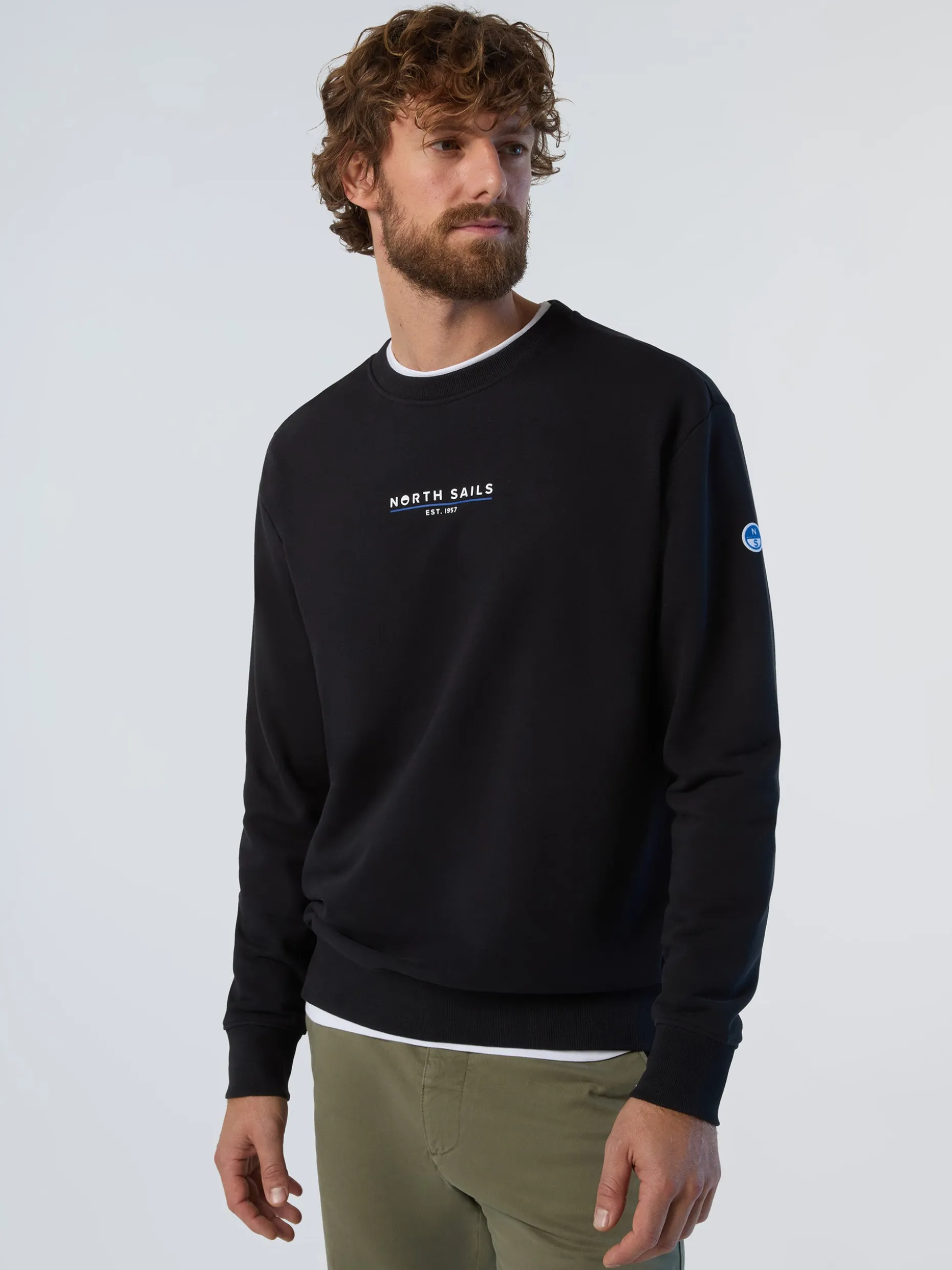 Sweatshirts & Hoodies^North Sails 'Sweatshirt With Heritage Print BLACK