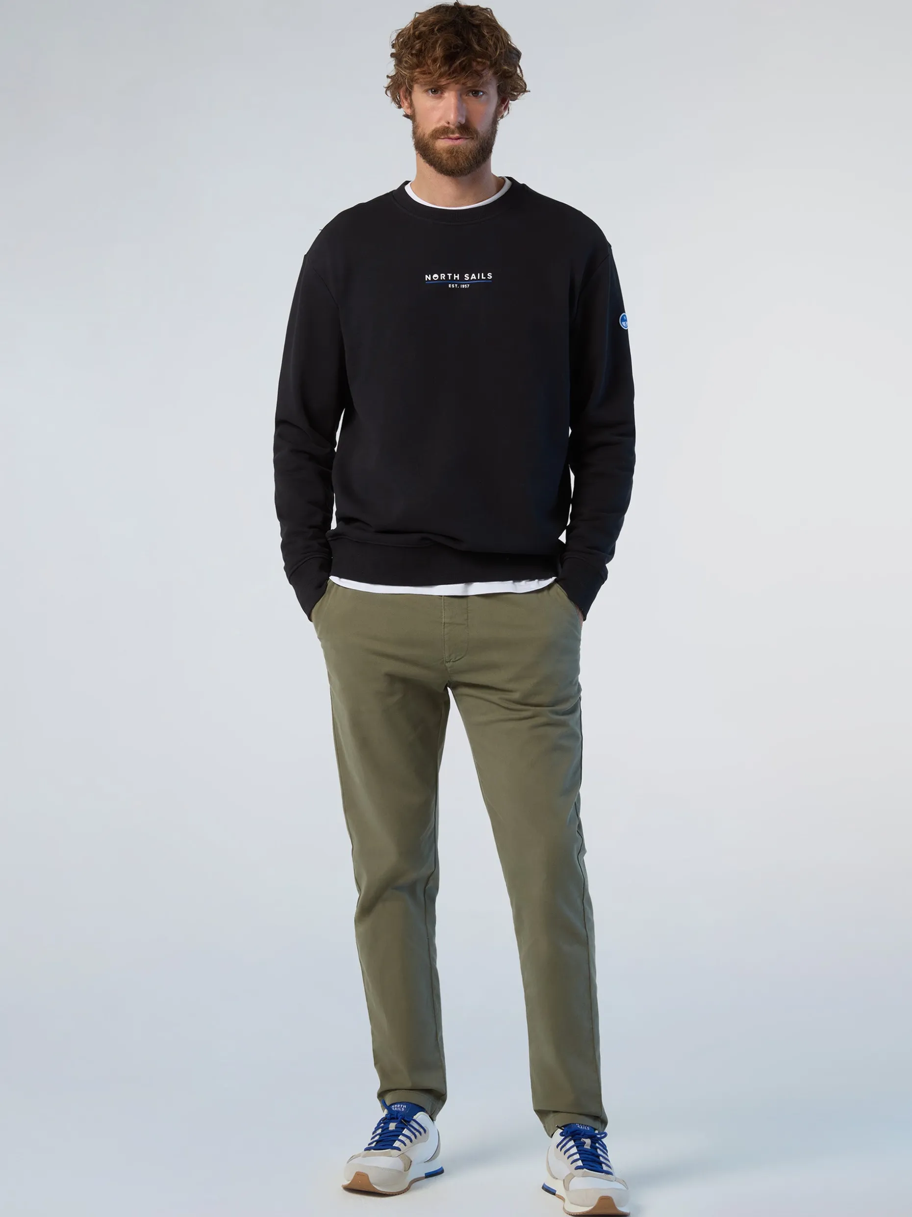 Sweatshirts & Hoodies^North Sails 'Sweatshirt With Heritage Print BLACK
