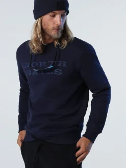 Outlet^North Sails 'Sweatshirt With Lettering NAVY BLUE