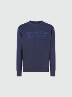 Outlet^North Sails 'Sweatshirt With Lettering NAVY BLUE