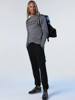 Outlet^North Sails 'Sweatshirt With Lettering MEDIUM GREY MELANGE