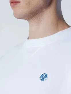 Outlet^North Sails 'Sweatshirt With Logo Patch WHITE