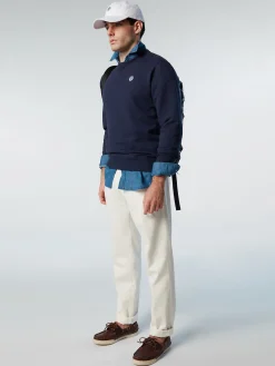 Outlet^North Sails 'Sweatshirt With Logo Patch NAVY BLUE