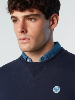 Outlet^North Sails 'Sweatshirt With Logo Patch NAVY BLUE