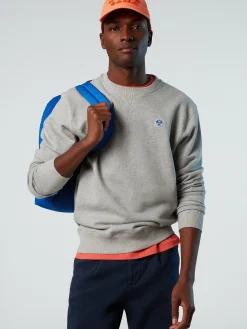 Outlet^North Sails 'Sweatshirt With Logo Patch GREY MELANGE