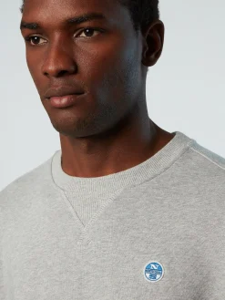 Outlet^North Sails 'Sweatshirt With Logo Patch GREY MELANGE