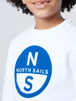 Sweatshirts & Hoodies^North Sails 'Sweatshirt With Maxi Logo WHITE