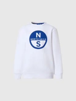 Sweatshirts & Hoodies^North Sails 'Sweatshirt With Maxi Logo WHITE