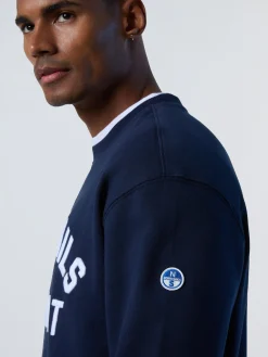 Sweatshirts & Hoodies^North Sails 'Sweatshirt With Newport Print NAVY BLUE