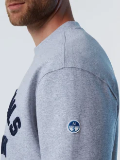 Sweatshirts & Hoodies^North Sails 'Sweatshirt With Newport Print GREY MELANGE