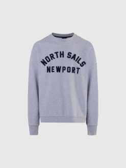 Sweatshirts & Hoodies^North Sails 'Sweatshirt With Newport Print GREY MELANGE