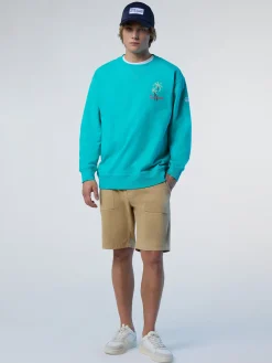 Sweatshirts & Hoodies^North Sails 'Sweatshirt With Palm Tree Embroidery CERAMIC