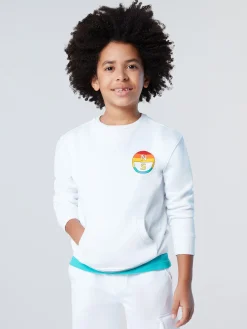 Sweatshirts & Hoodies^North Sails 'Sweatshirt With Rainbow Prints WHITE