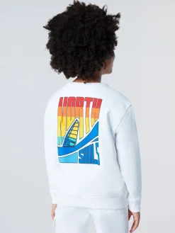 Sweatshirts & Hoodies^North Sails 'Sweatshirt With Rainbow Prints WHITE
