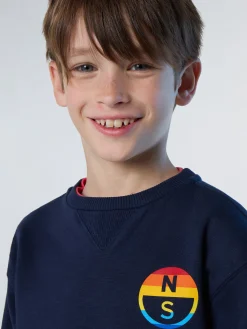 Sweatshirts & Hoodies^North Sails 'Sweatshirt With Rainbow Prints NAVY BLUE