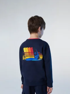 Sweatshirts & Hoodies^North Sails 'Sweatshirt With Rainbow Prints NAVY BLUE