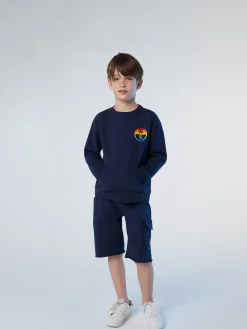 Sweatshirts & Hoodies^North Sails 'Sweatshirt With Rainbow Prints NAVY BLUE