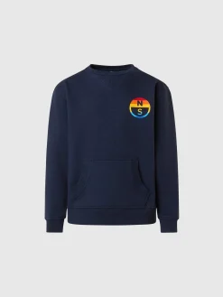 Sweatshirts & Hoodies^North Sails 'Sweatshirt With Rainbow Prints NAVY BLUE