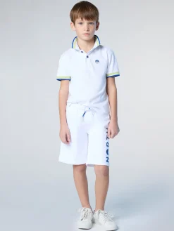 Shorts^North Sails 'Sweatshorts With Logo Print WHITE