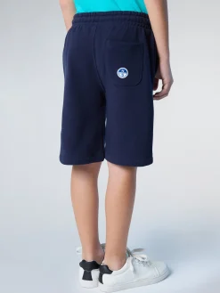 Shorts^North Sails 'Sweatshorts With Logo Print NAVY BLUE