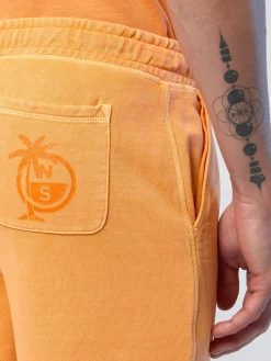 Shorts^North Sails 'Sweatshorts With Palm Tree Print TANGERINE