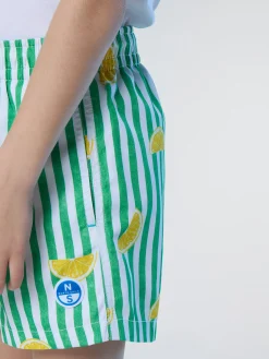Beachwear^North Sails 'Swim Shorts With Graphic Print COMBO 7 777564