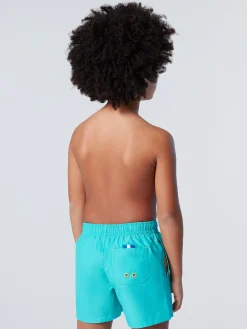 Beachwear^North Sails 'Swim Shorts With Logo Patch CERAMIC