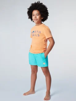 Beachwear^North Sails 'Swim Shorts With Logo Patch CERAMIC