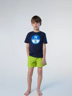 Beachwear^North Sails 'Swim Shorts With Logo Patch ACID LIME