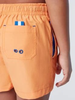 Beachwear^North Sails 'Swim Shorts With Logo Patch TANGERINE