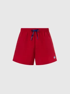 Beachwear^North Sails 'Swim Shorts With Logo Patch RED