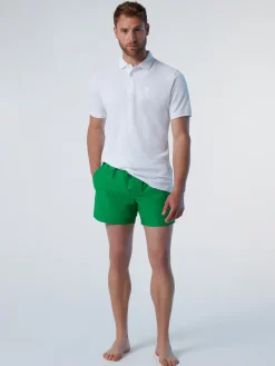 Beachwear^North Sails 'Swim Shorts With Logo Patch GREEN BEE