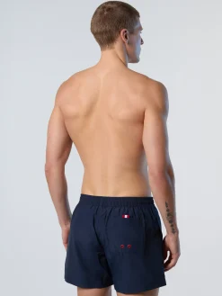 Beachwear^North Sails 'Swim Shorts With Logo Patch NAVY BLUE