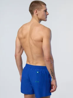 Beachwear^North Sails 'Swim Shorts With Logo Patch SURF BLUE