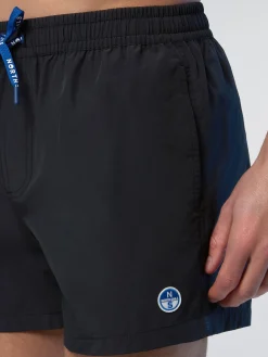 Beachwear^North Sails 'Swim Shorts With Logo Patch BLACK