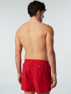 Outlet^North Sails 'Swim Shorts With Logo Patch RED