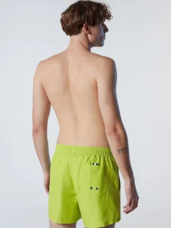 Outlet^North Sails 'Swim Shorts With Logo Patch LIME