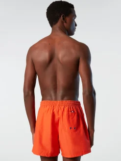 Outlet^North Sails 'Swim Shorts With Logo Patch BRIGHT ORANGE